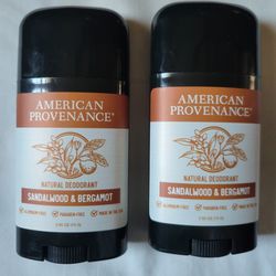 American Provenance All Natural Deodorant for Men - Aluminum Free Deodorant for Men that Lasts All Day - Made in the USA with Essential Oils