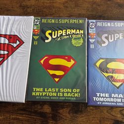 Reign Of The Supermen Comics Set