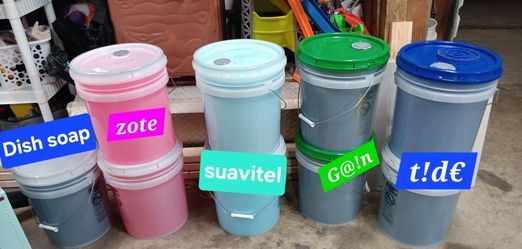 Detergent Buckets 