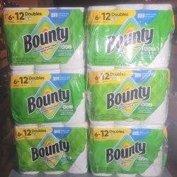 Bounty 6 = 12 Paper  TOWELS ($11 each)
