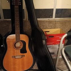 Washburn D10S12 12 String Guitar And Locking Case
