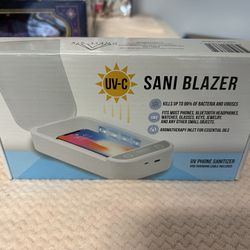 UV-C Sani Blazer phone cleaner kills 99% of bacteria and viruses