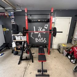 Weight Rack, Brand New Bench, 