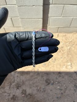 925 Silver Rope Bracelet 