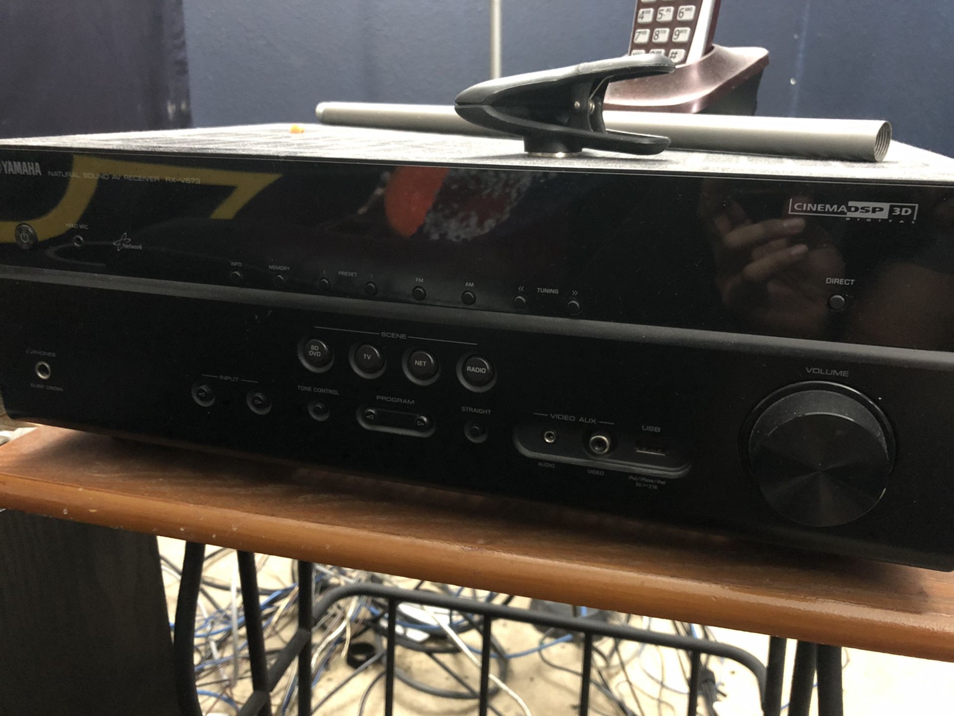 Yamaha 7.1 Surround Sound receiver and Onkyo Speakers