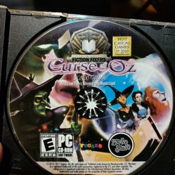 Fiction Fixers The Curse Of Oz Pc Cd ROM Game