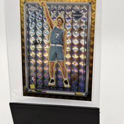 2025-26 Topps Chrome Kon Knueppel X's and Whoa's RC Geometric Gold #17/50