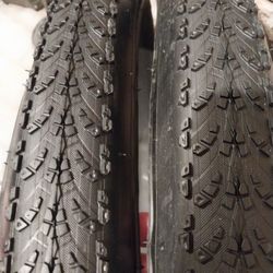Bike Tires 26 Inch Set of 2 Bicycle Tires New