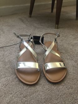 FOREEVER21 silver sandals