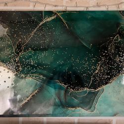 Marble Resin Canvas Photo