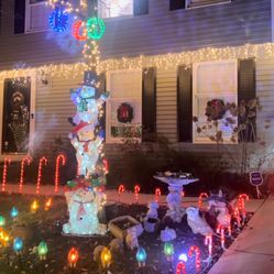 Christmas Yard lights and decorations $899