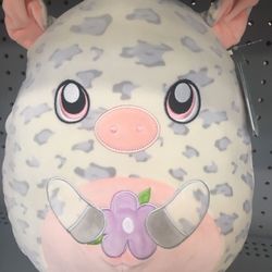 Squishmallow Rosie 12” Pig With Flower