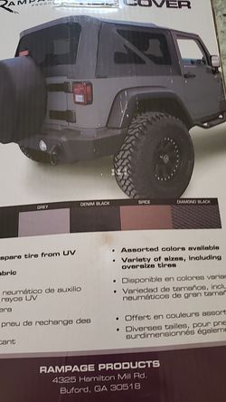 Rampage Trail Gear Jeep Tire Cover