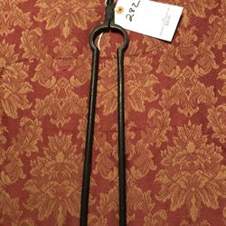 Antique Fireplace Tongs
