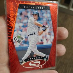 Derek Jeter Collectable GF red Card Great Condition Very Clean