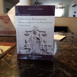 Ethics And Professional Responsibility For Paralegals  40$