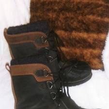 Khombu Mens Snow Boots size 8 Steel Shank or Women size 10 