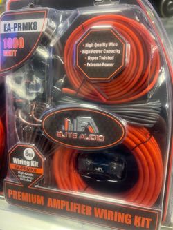 Elite Audio 8GA Premium Amplifier Wiring Kit