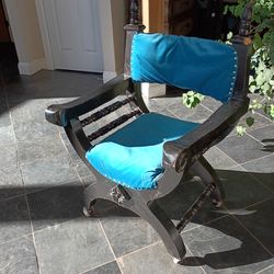 2 Antique Throne Chairs