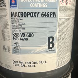 Sherwin Williams Macropoxy 646PW Potable Water Epoxy