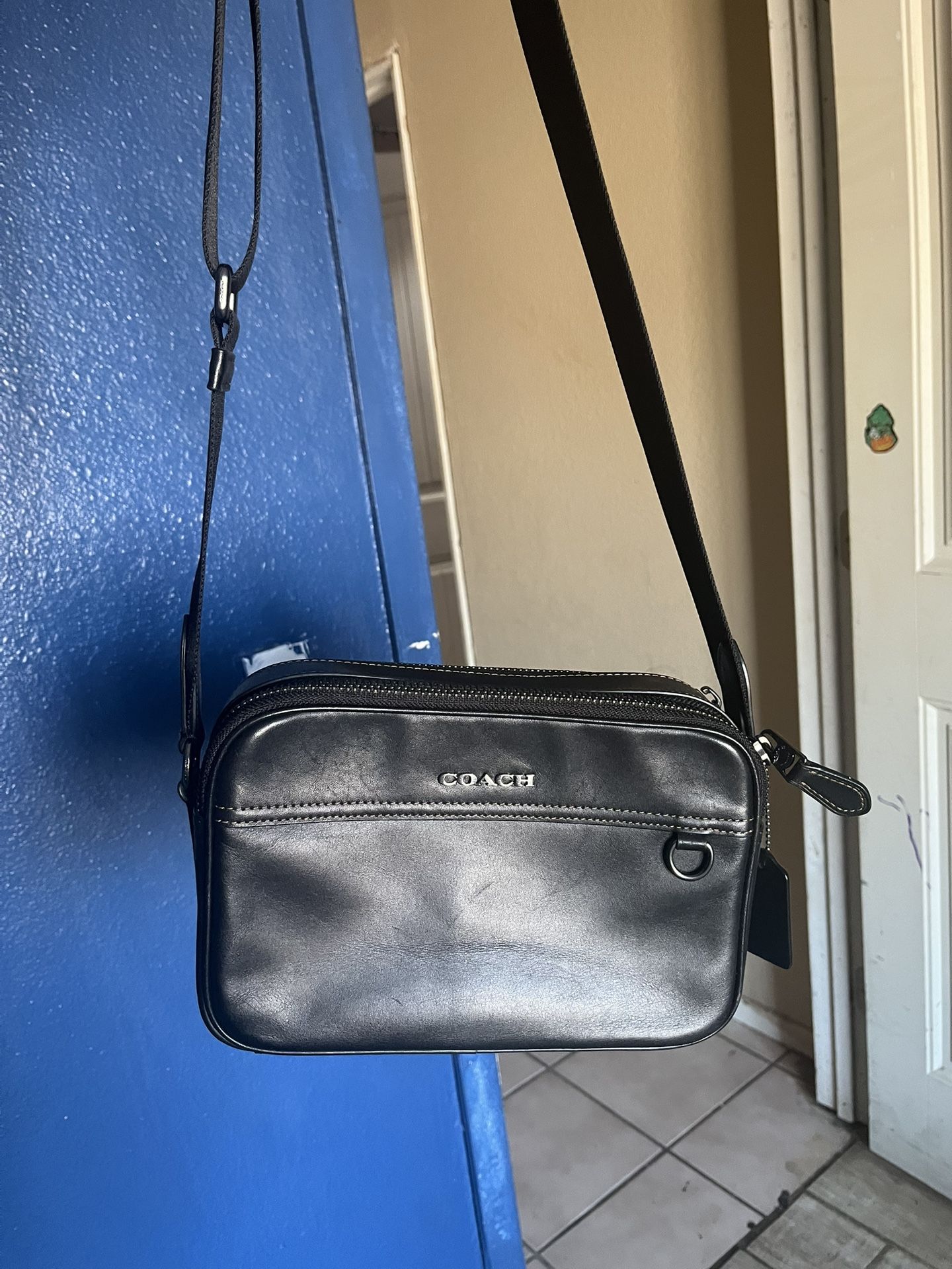 Men’s Leather Coach Bag