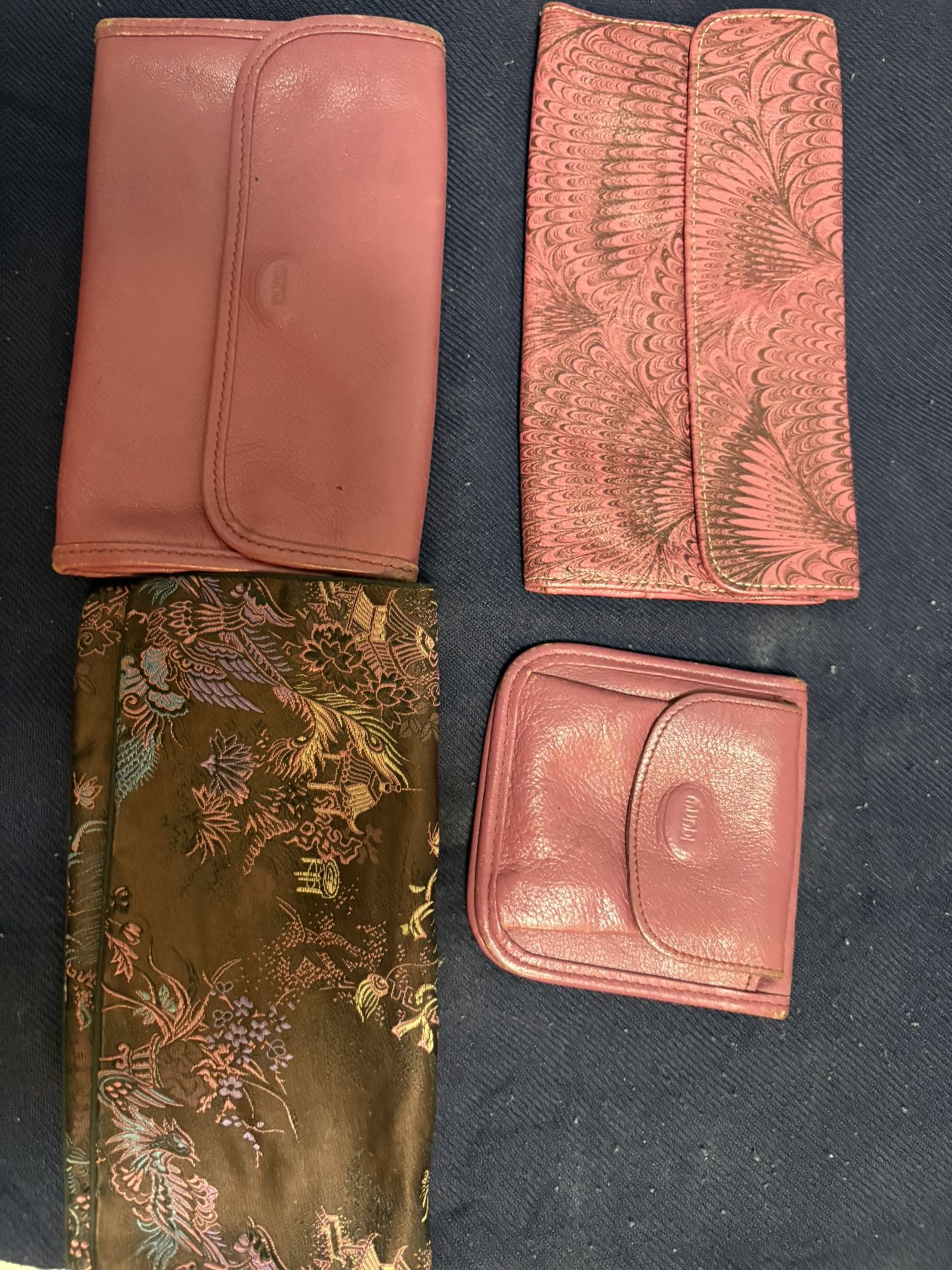 Lot Of Vintage Clutch Wallets