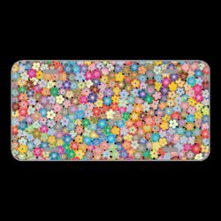 License Plate Novelty Car Front Floral Flowers Abstract Art Colorful