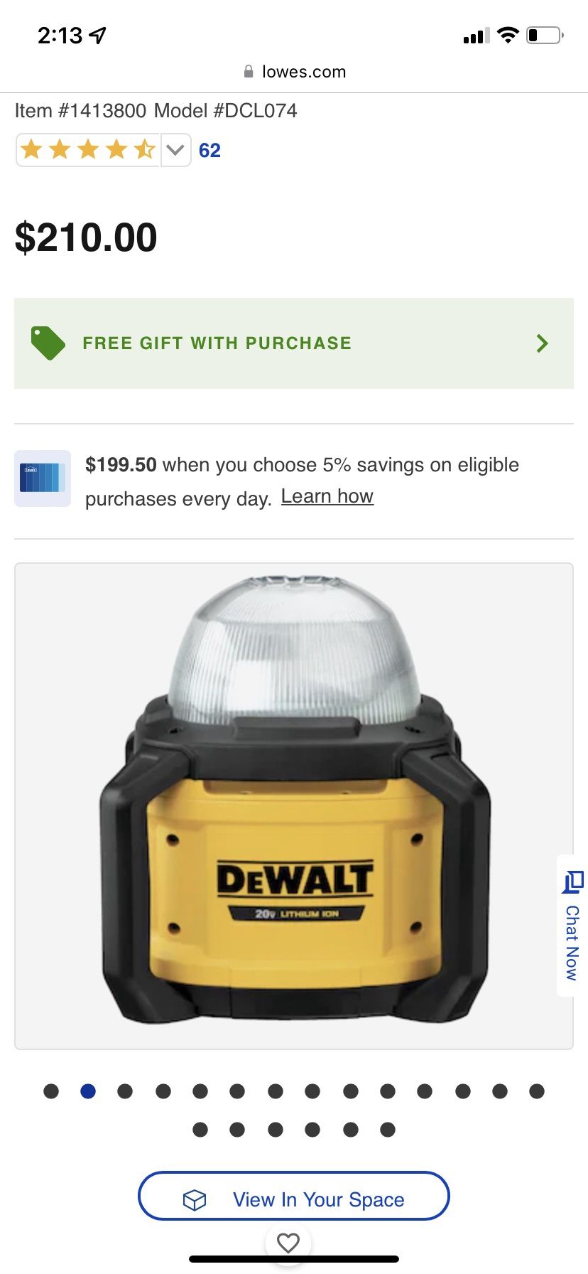 DeWalt Tool Connect All Purpose Light