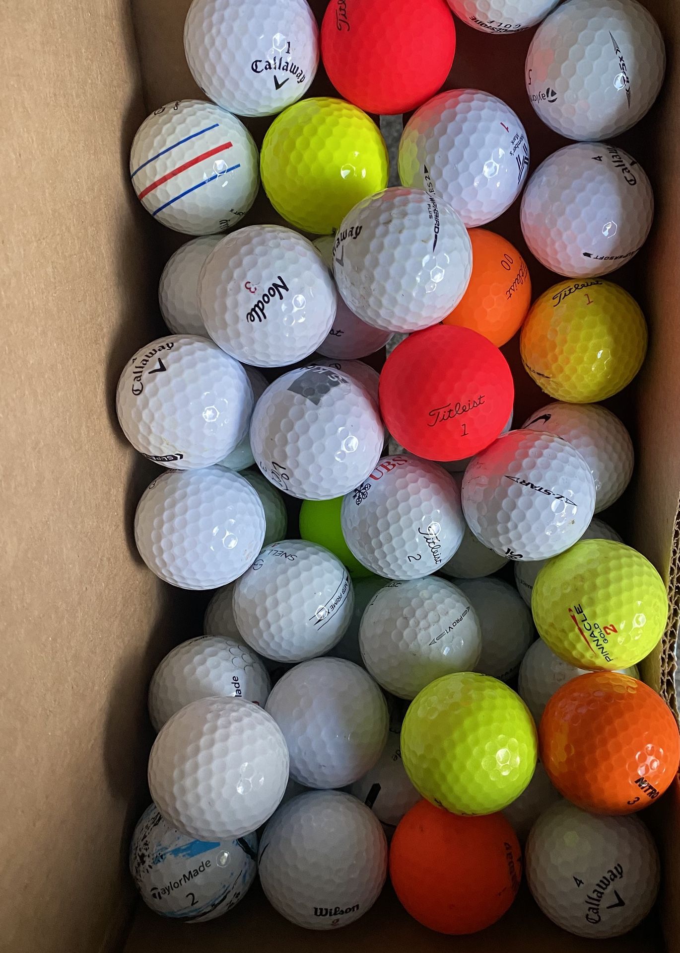 Mixed Golf Balls