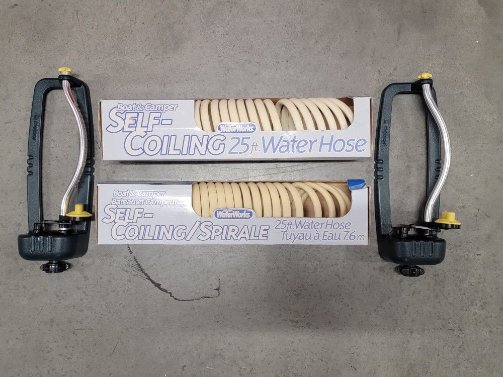 Lot Of (4) Water Hose and Oscillating Sprinkler For Lawn