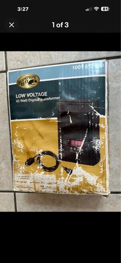 Hampton Bay Low-Voltage 45 Watt Digital Landscape Light Transformer