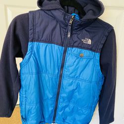 Boys the north face hooded winter jacket-size M (10/12)