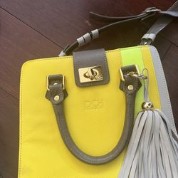 DCH hand cross body bag yellow