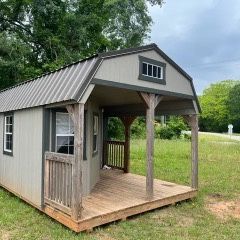 Repo 12x32 Deluxe Lofted Barn Cabin