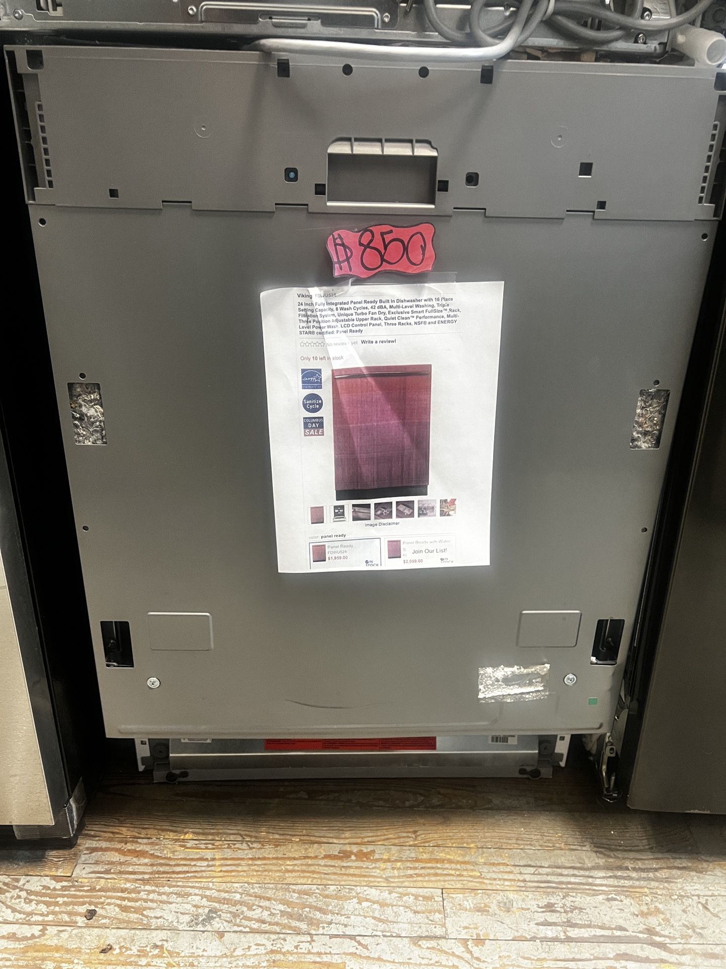Viking 24inch dishwasher Panel Ready