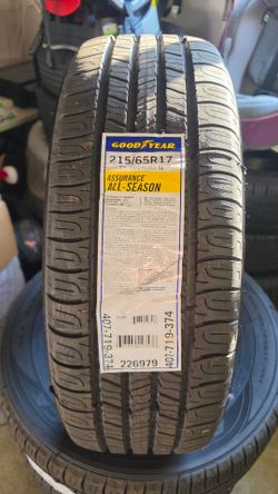 Goodyear assurance tires 215/65R17
