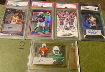 Graded Autograph Sports Card Lot of 5