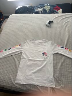 White Chrome hearts Long sleeve Size Small