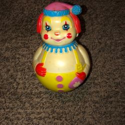 Vintage Clown Role Poly Chime Toy 