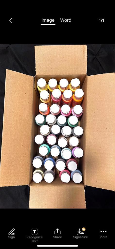 30 Color Paint Box Apple Barrel Acrilic Paint 2oz 