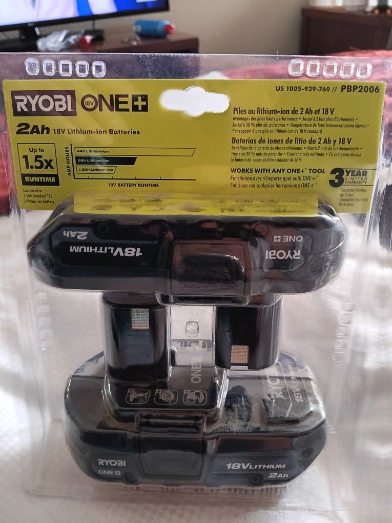 Ryobi One Plus Battery