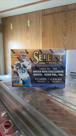 2023 panini select draft picks  football mega box
