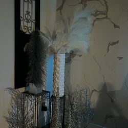 White Feather Centerpiece