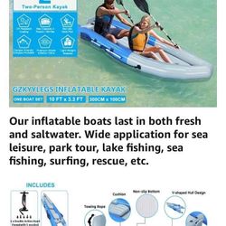 10ft Dingy Fishing Kayak Boat Raft 