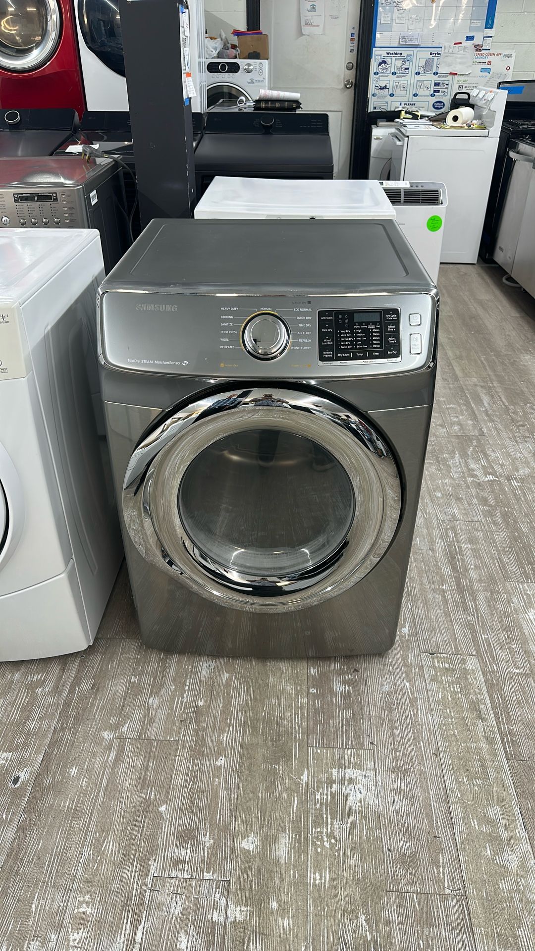 Samsung Dryer With EcoDry STEAM MoistureSensor