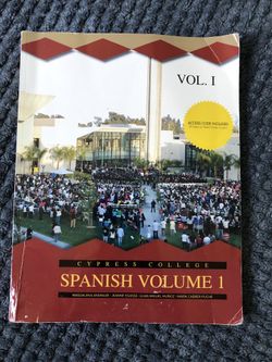 Spanish Volume 1 textbook