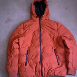 H&M Orange Puffy Jacket (S)