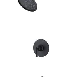 GLACIER BAY BLACK FINISH SHOWER BATH FAUCET
