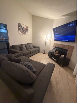 Grey Couch Set