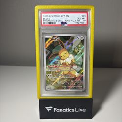 Eevee Prismatic Evolutions Pc PSA 10